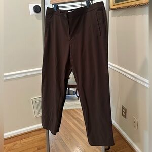 Chico's Brown Cotton Chinos Relaxed‎ Fit